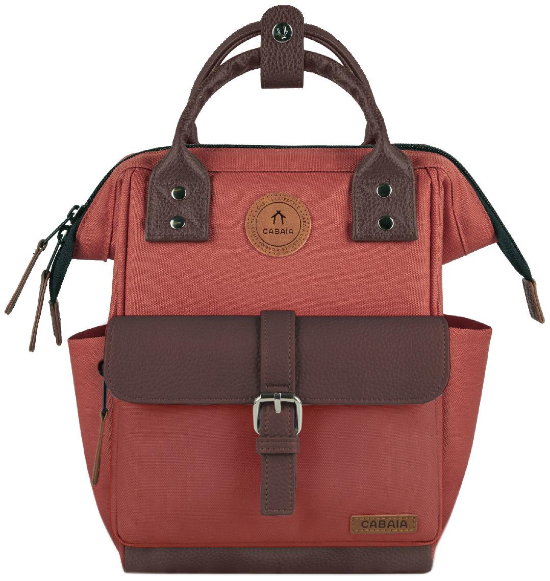 XSmall Freizeitrucksack Cabaia terracotta San Cristobal Wechselpouch