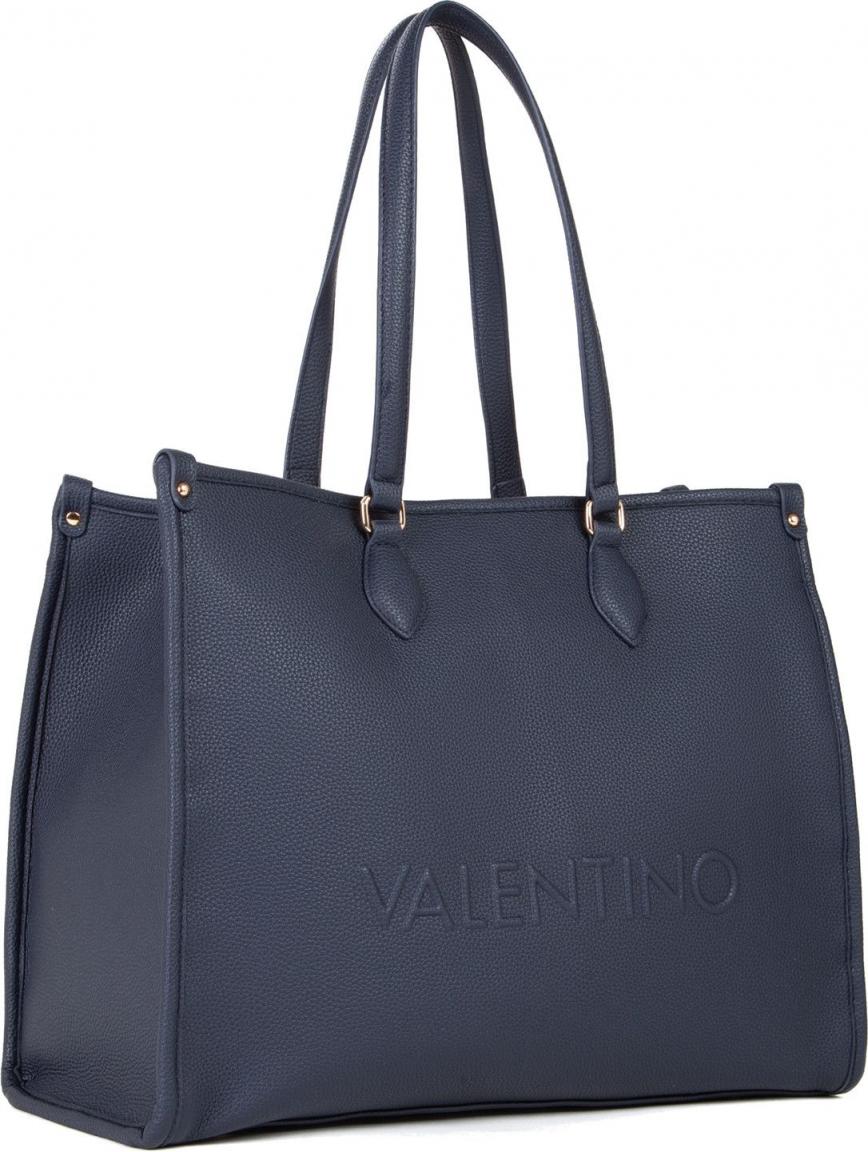 XXL Shopper Mario Valentino Rised RE Bürotasche Blue Dunkelblau 