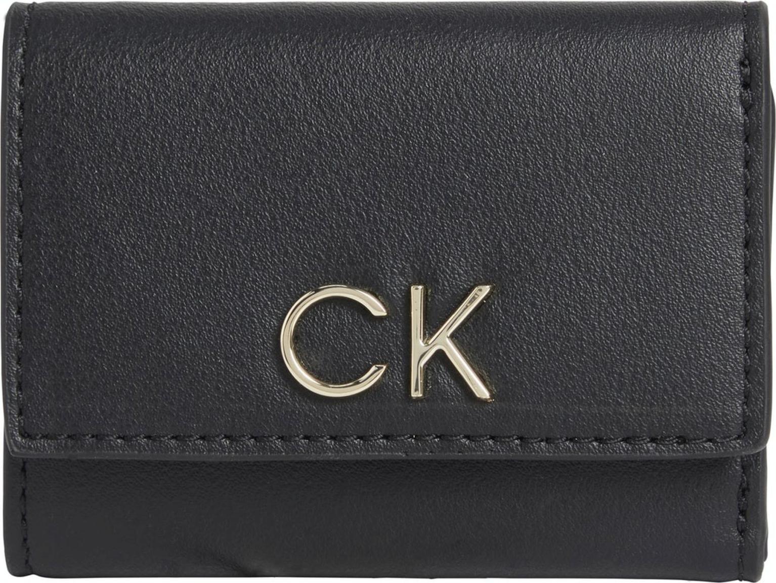 XXS Damenbörse mit Überschlag Calvin Klein RE Lock Trifold Datenschutz