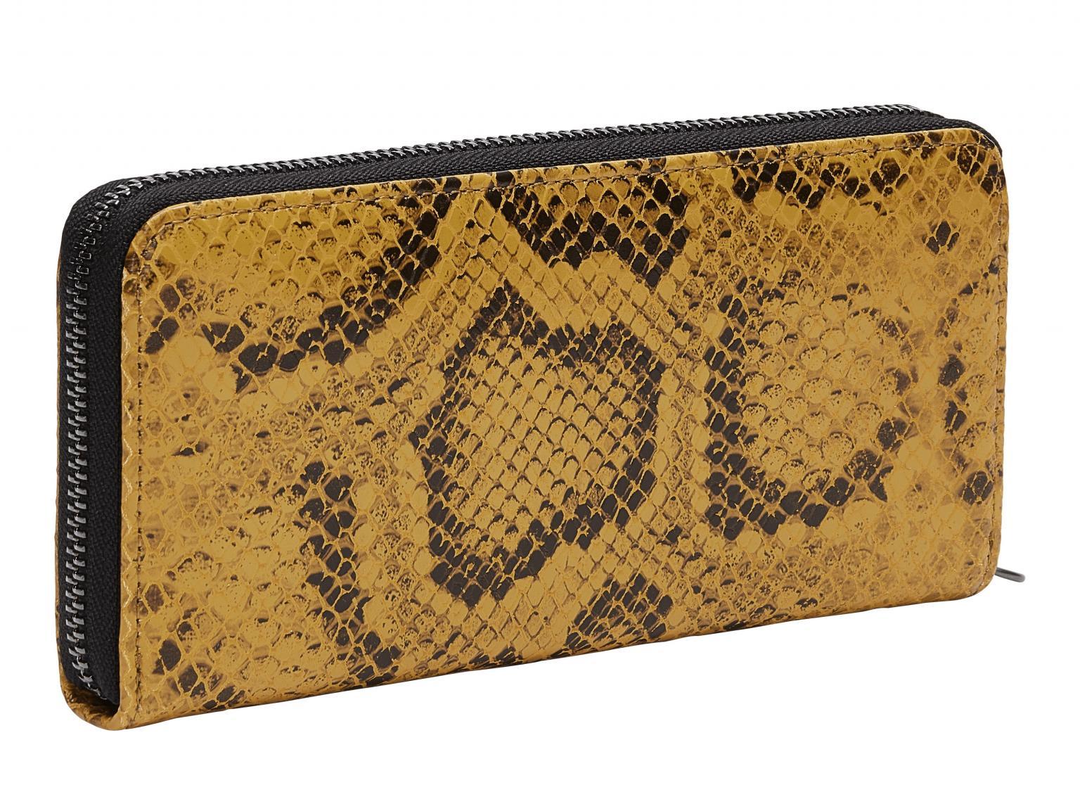 Ziparound Börse Liebeskind Sally Wallet Large Dijon Snakeprint RFID