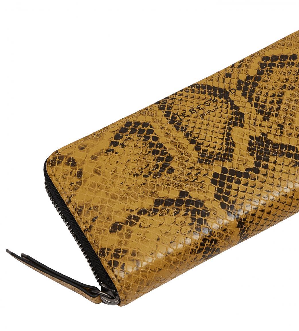 Ziparound Börse Liebeskind Sally Wallet Large Dijon Snakeprint RFID