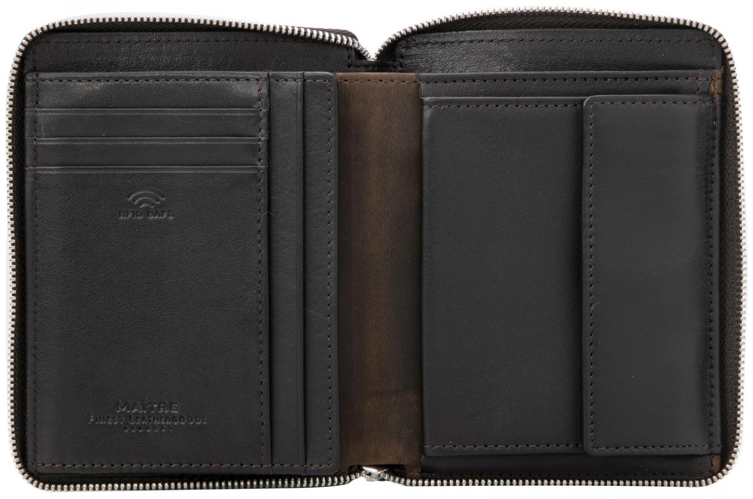 Ziparound Geldbörse Darlinde Bundenbach Dark Brown Maitre