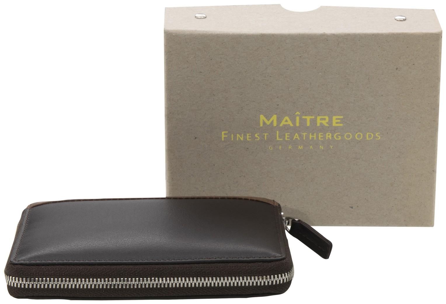 Ziparound Geldbörse Darlinde Bundenbach Dark Brown Maitre