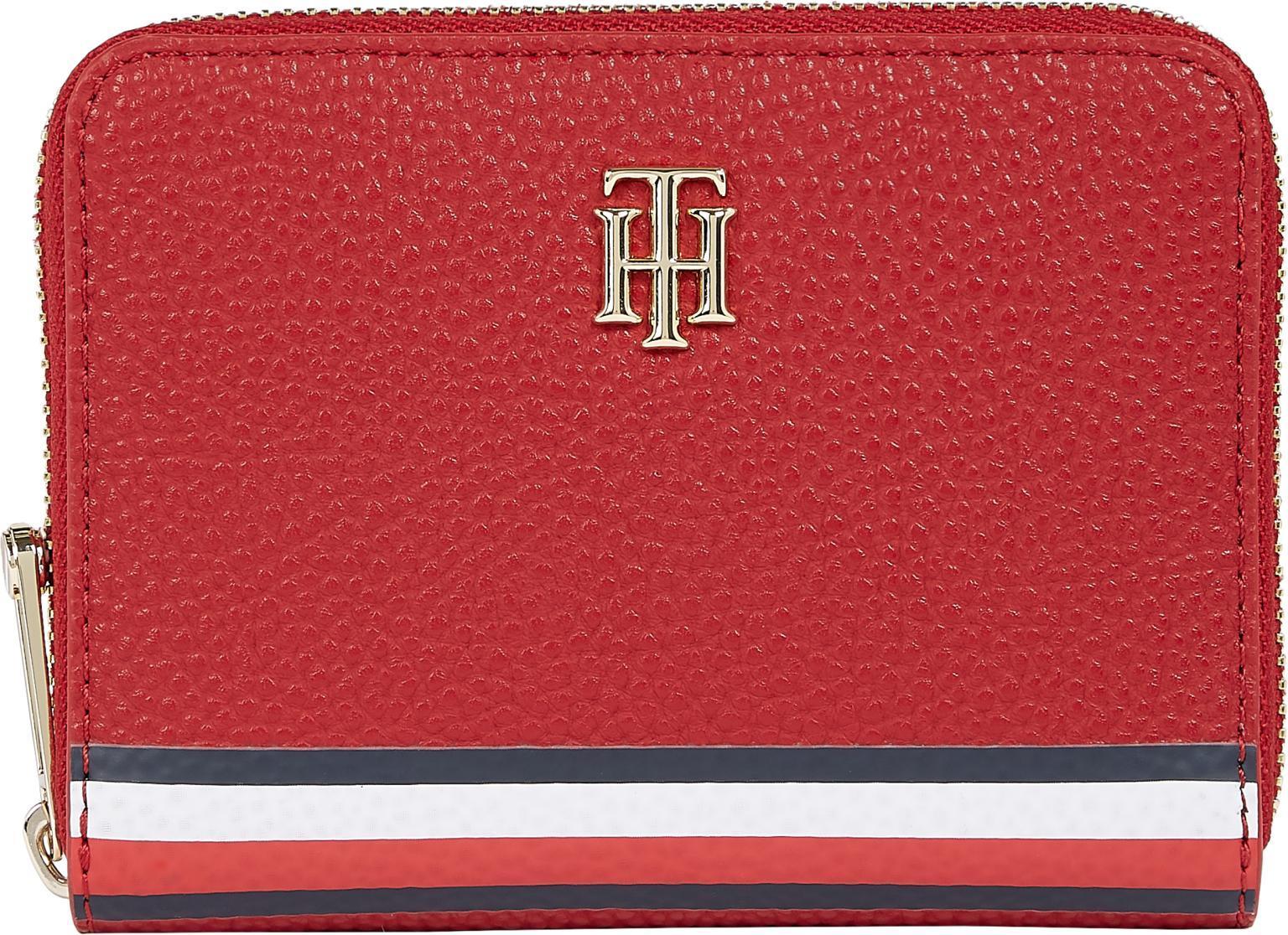 Red tommy hilfiger wallet sales