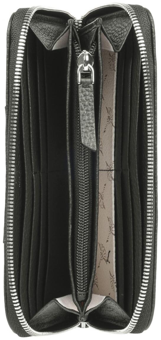 Zipgeldtasche Joop Giada Yura schwarz Leder 
