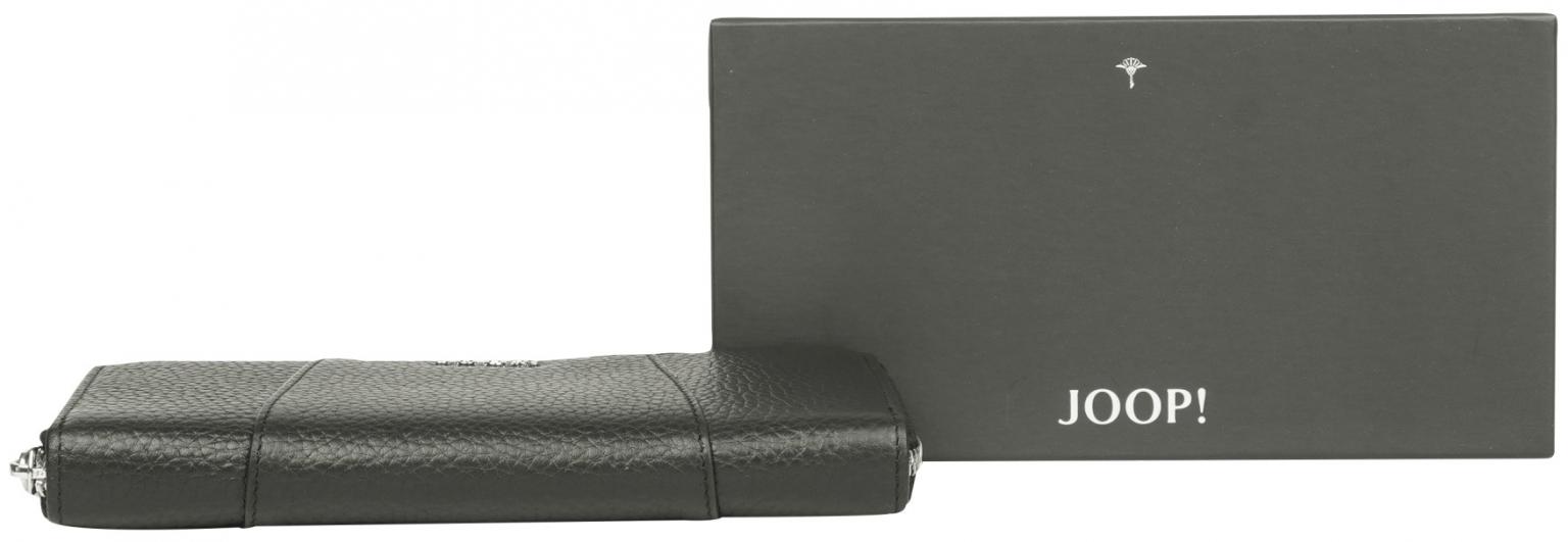 Zipgeldtasche Joop Giada Yura schwarz Leder 