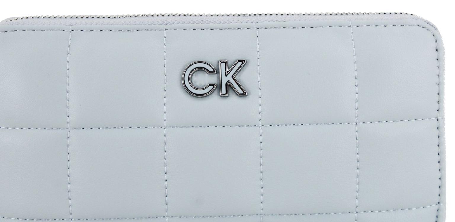 abgestepptes Damen Portmonee Calvin Klein Pearl Blue Quilt Wallet