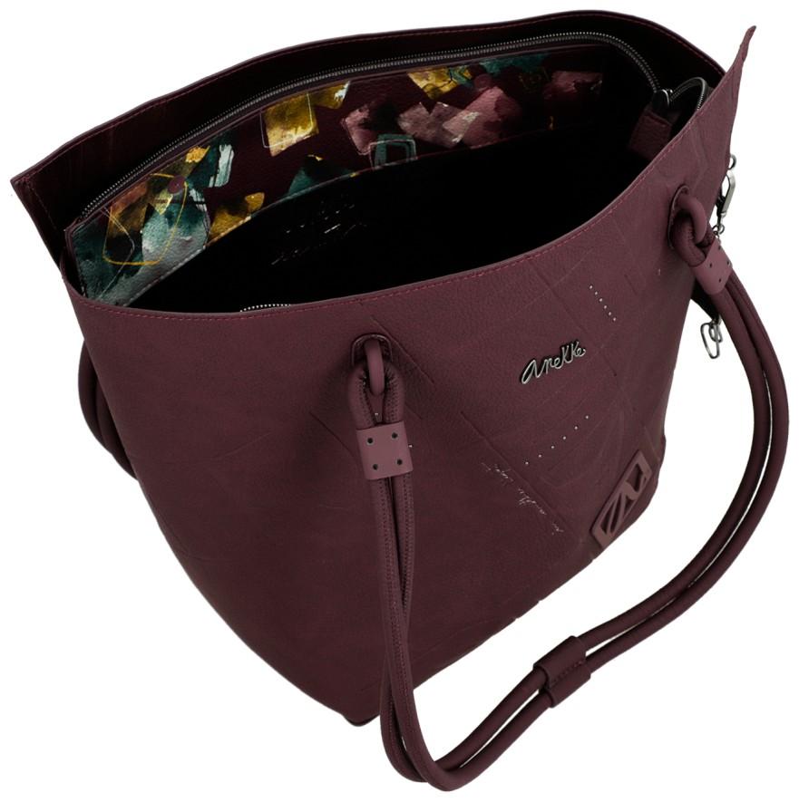 asymmetrische Shoppertasche bordeaux Anekke Real Evolution