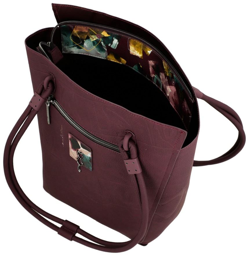 asymmetrische Shoppertasche bordeaux Anekke Real Evolution