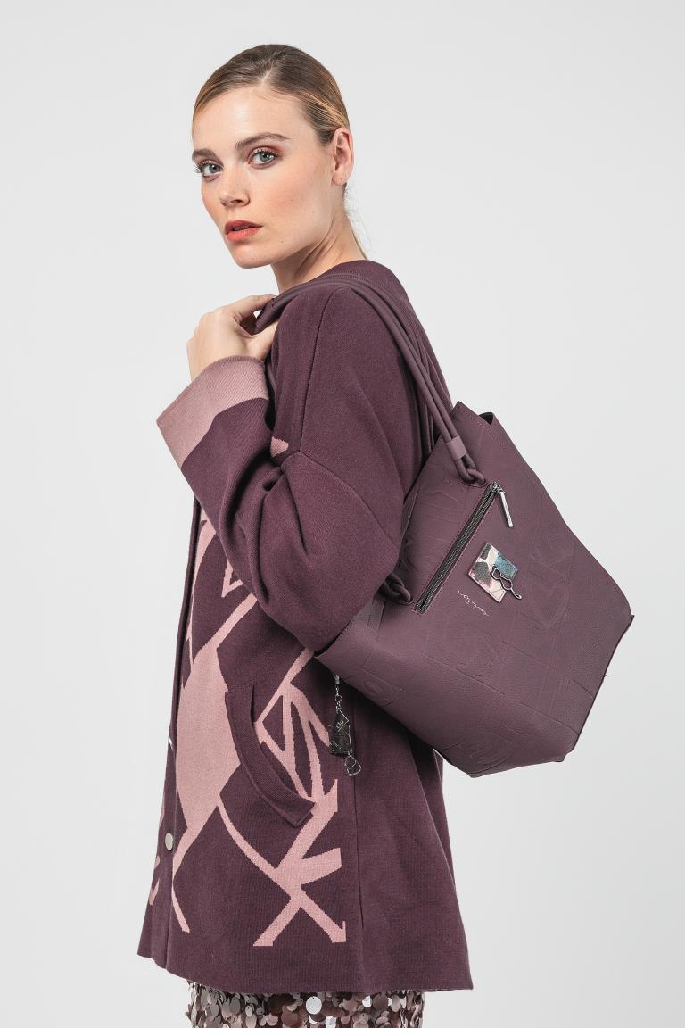 asymmetrische Shoppertasche bordeaux Anekke Real Evolution