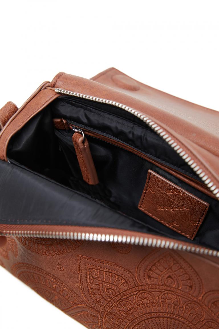 asymmetrische Umhängetasche Phuket Desigual Camel Dejavu