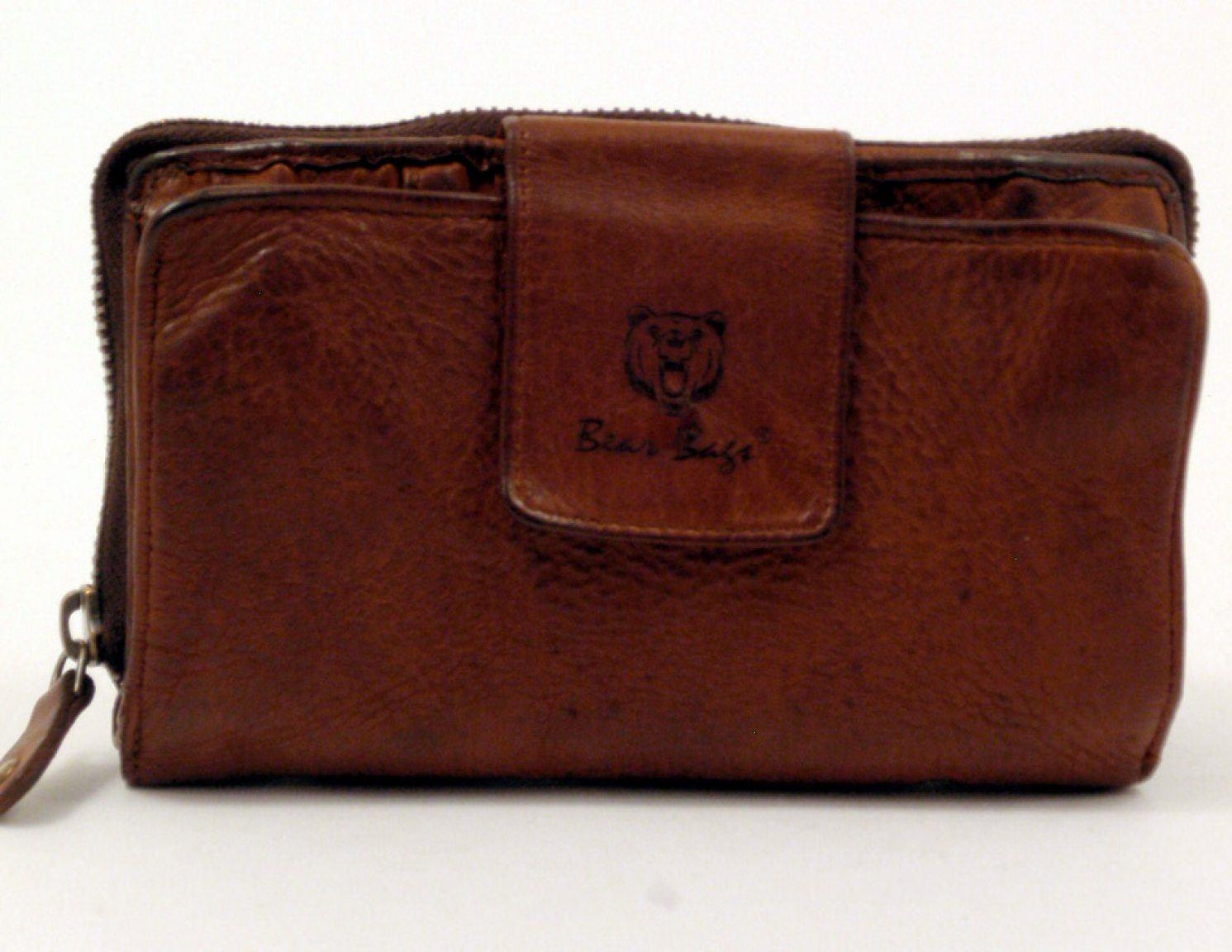 bear bags Geldbörse Leder cognac Bags & more