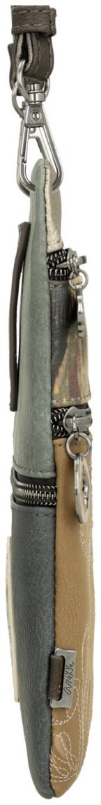 bestickte Crossovertasche Anekke Real Manifesto taupe