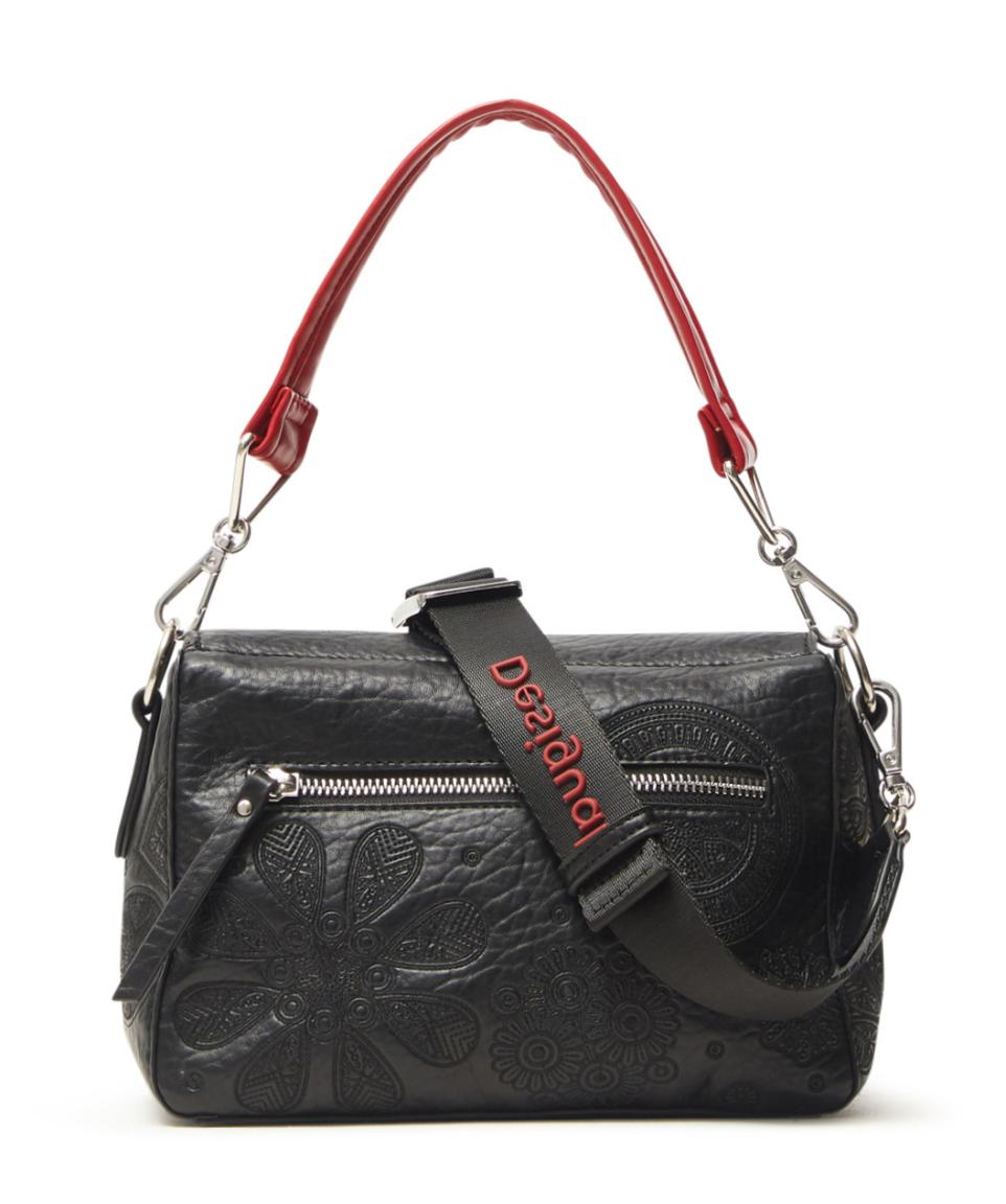 bestickte Handtasche schwarz Mandala Desigual Deja Vu Phuket Mini