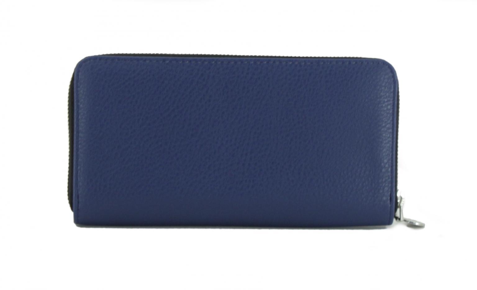 blaue Brieftasche Azul Fiona Embossed Half Desigual