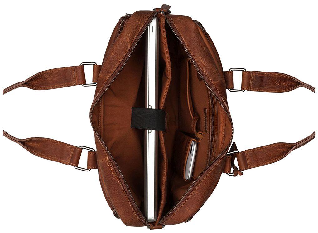 braune Herrentasche Burkely Leather Workbag Antique Avery
