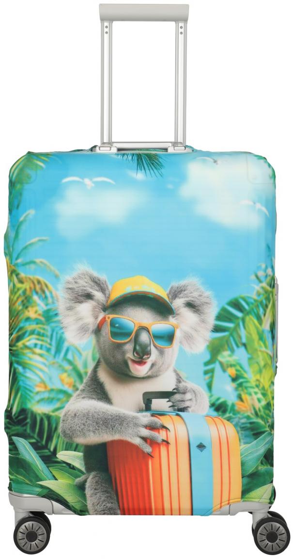 bunter Kofferbezug Travelite M Koala Motiv