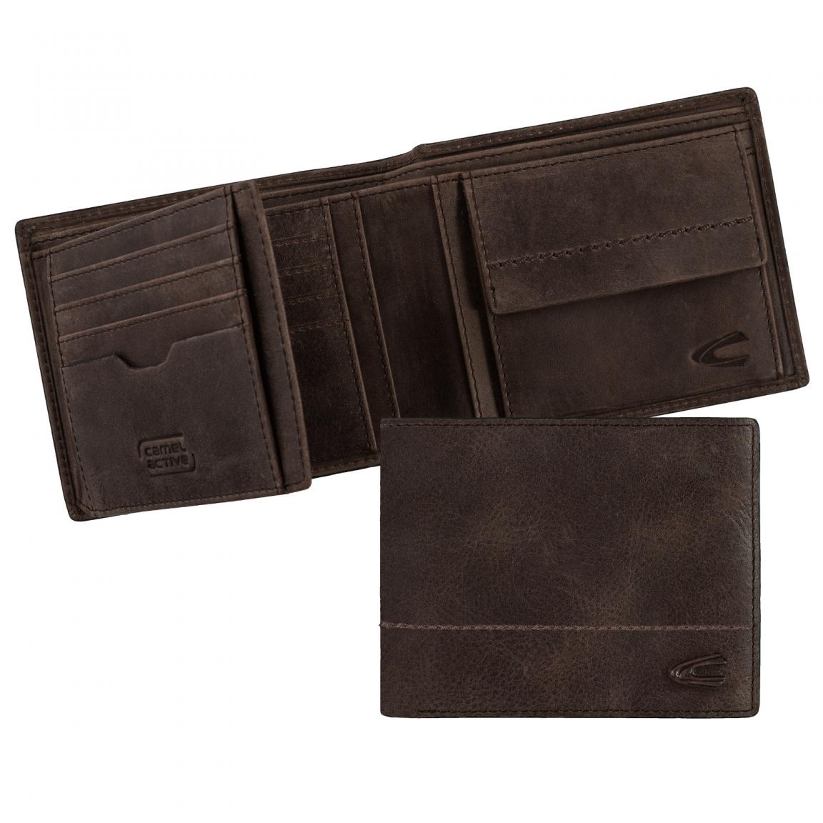 camel active Herrenportemonnaie Hanoi braun RFID Querformat