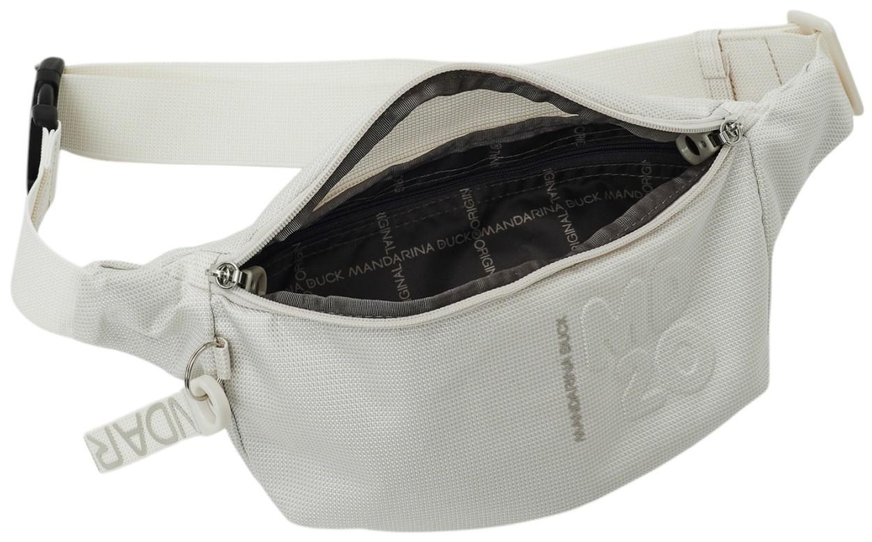 cremeweiße Hüfttasche MD20 Bum Bag Latte Mandarina Duck