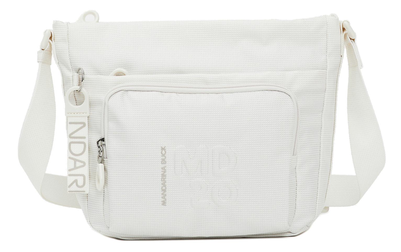 cremeweiße Schultertasche MD20 Crossover Latte Mandarina Duck