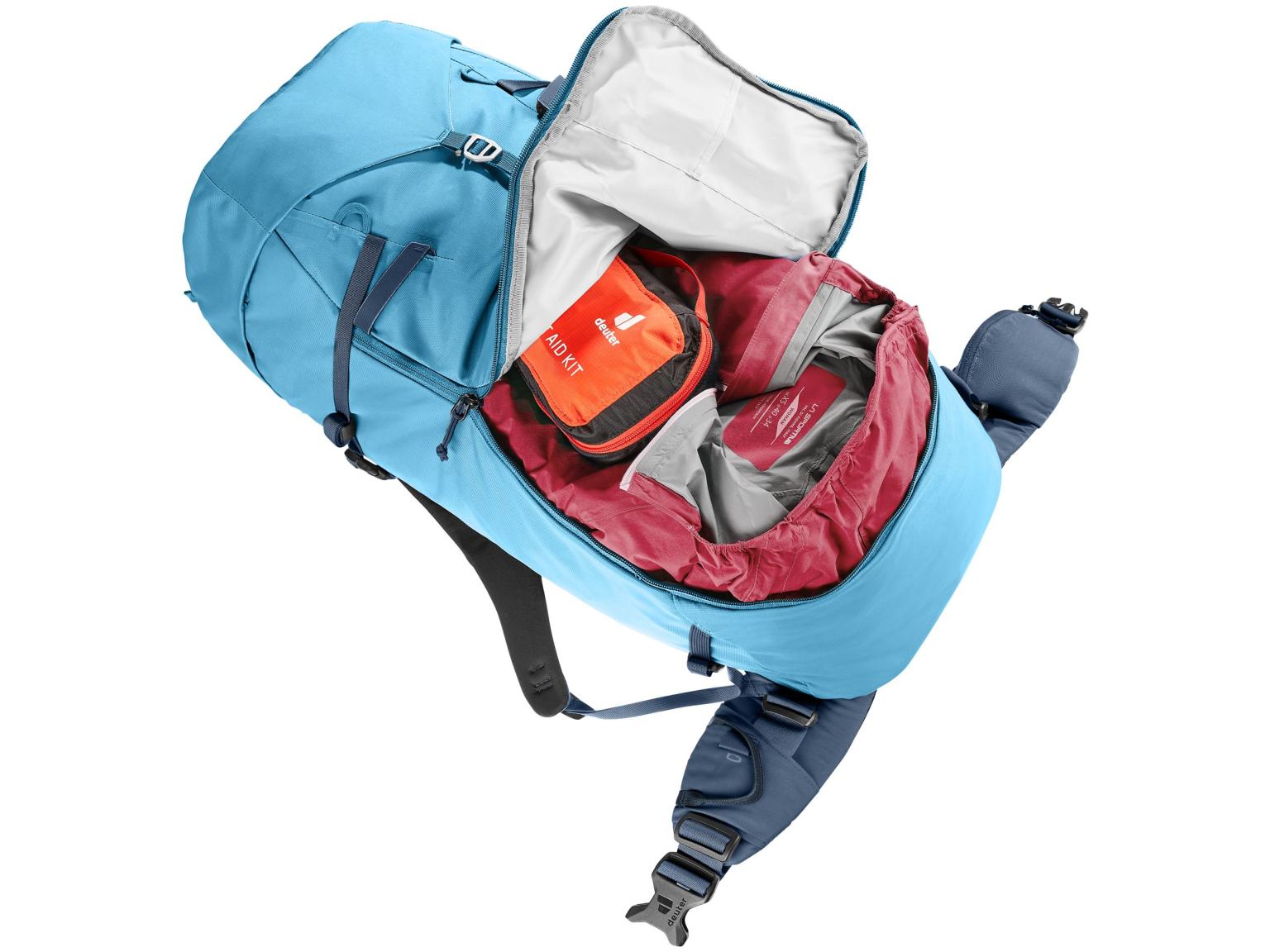 deuter Alpinrucksack Guide 44+8 wave ink Blau