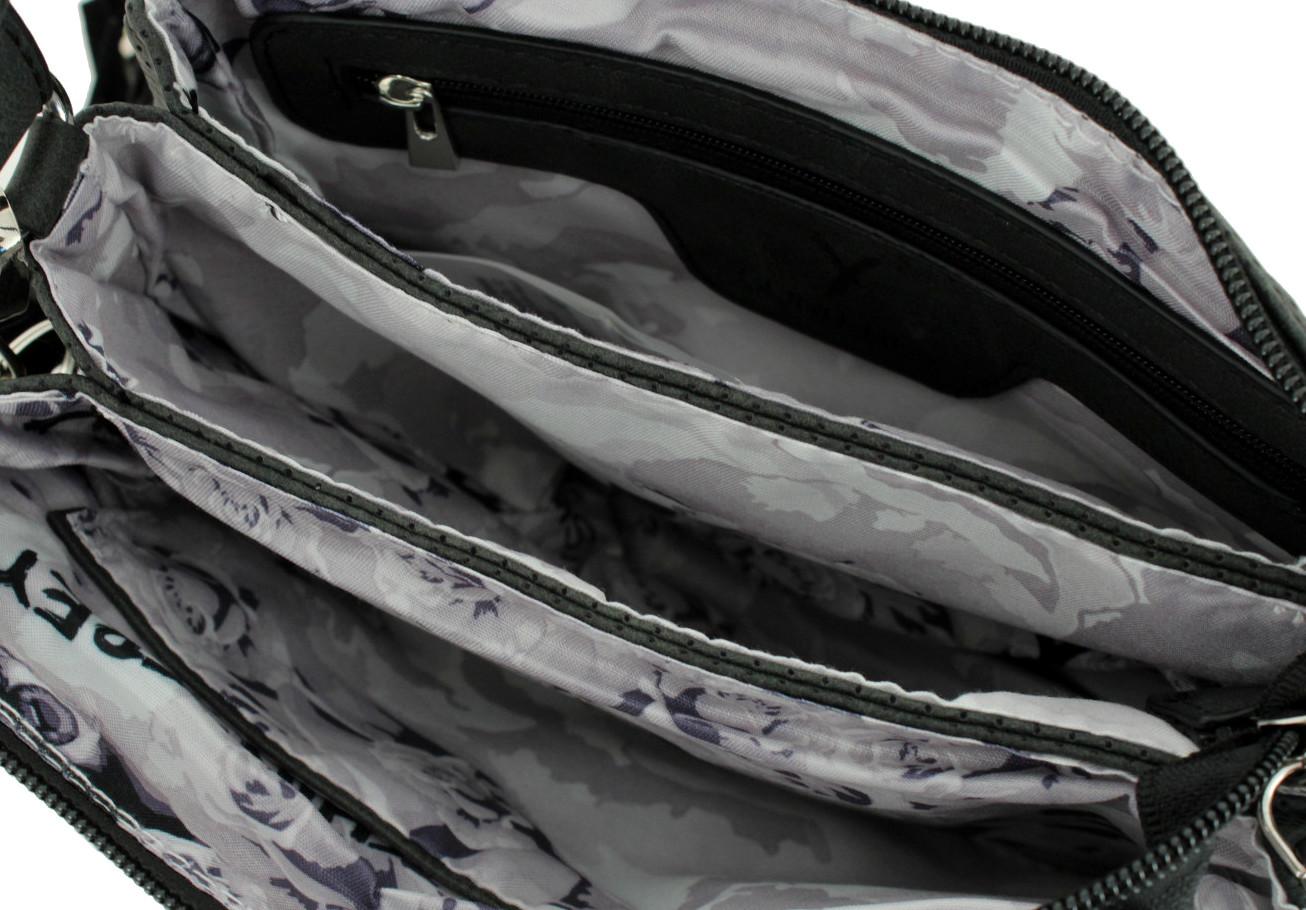 dreigeteilte Abendtasche Suri Frey Romy sonnengelb Fransen