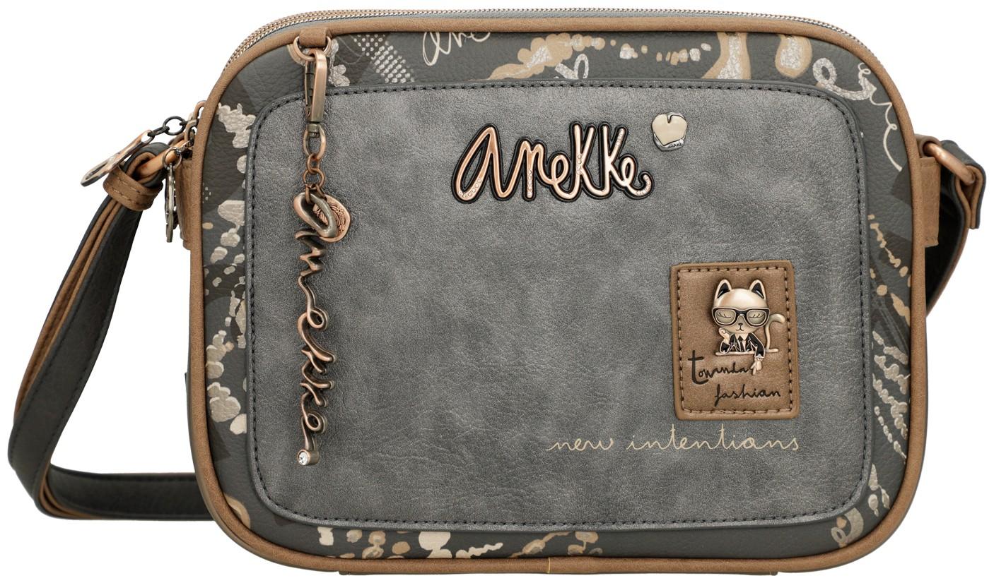 dreigeteilte Crossbody Bag dunkelbung Anekke Real Intentions