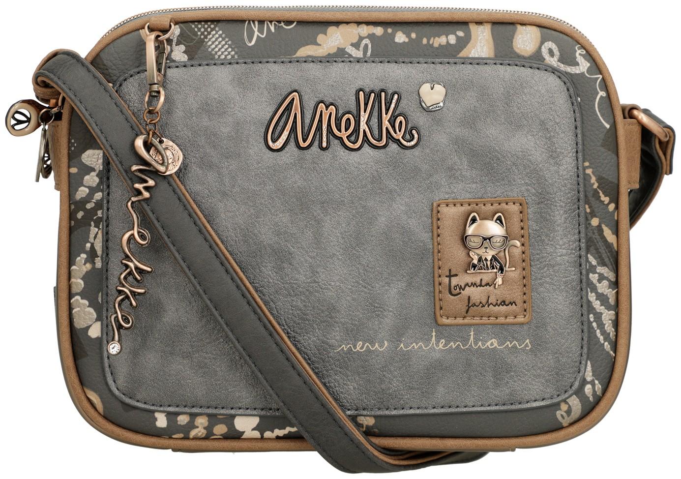 dreigeteilte Crossbody Bag dunkelbung Anekke Real Intentions