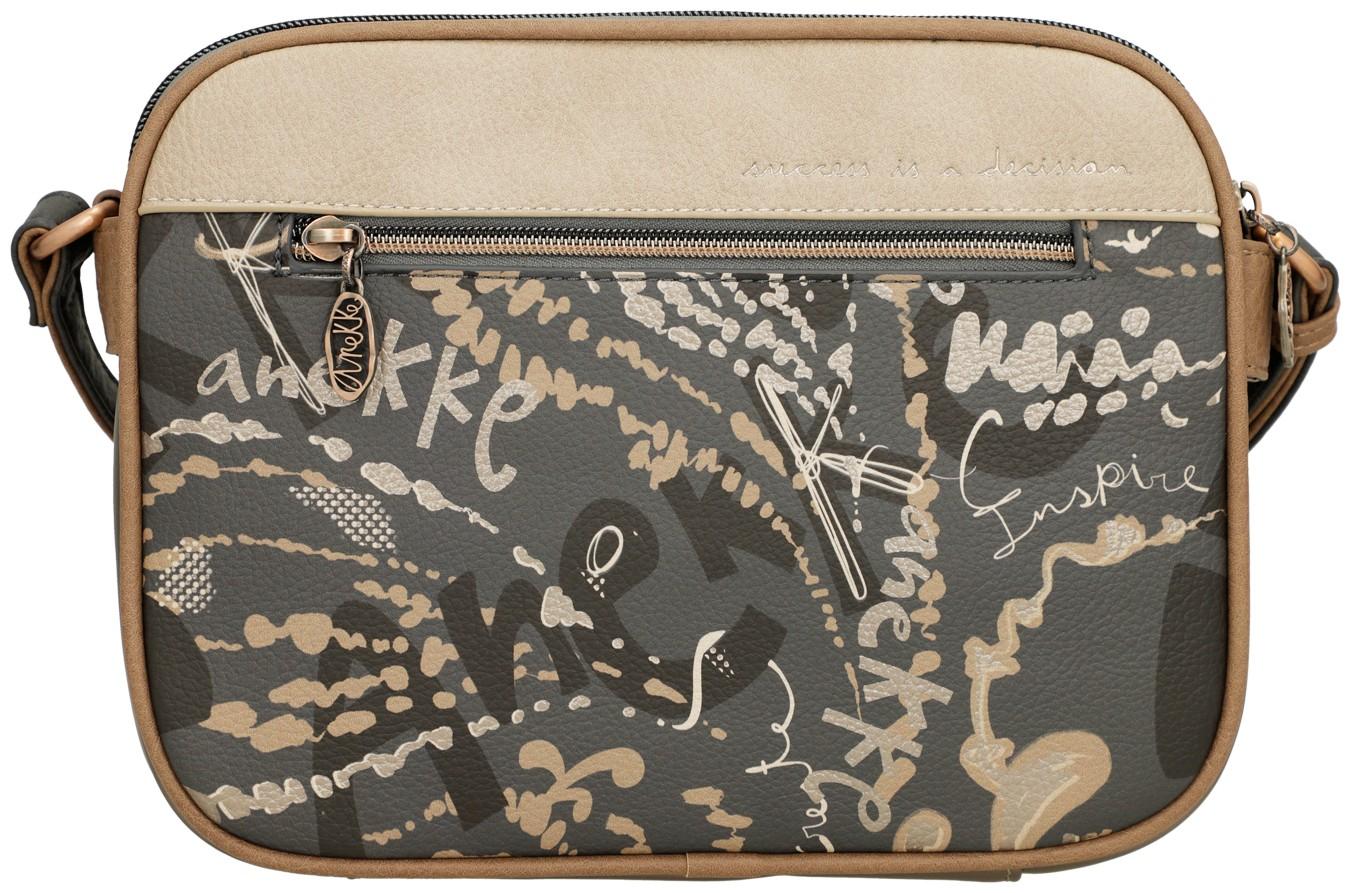 dreigeteilte Crossbody Bag dunkelbung Anekke Real Intentions