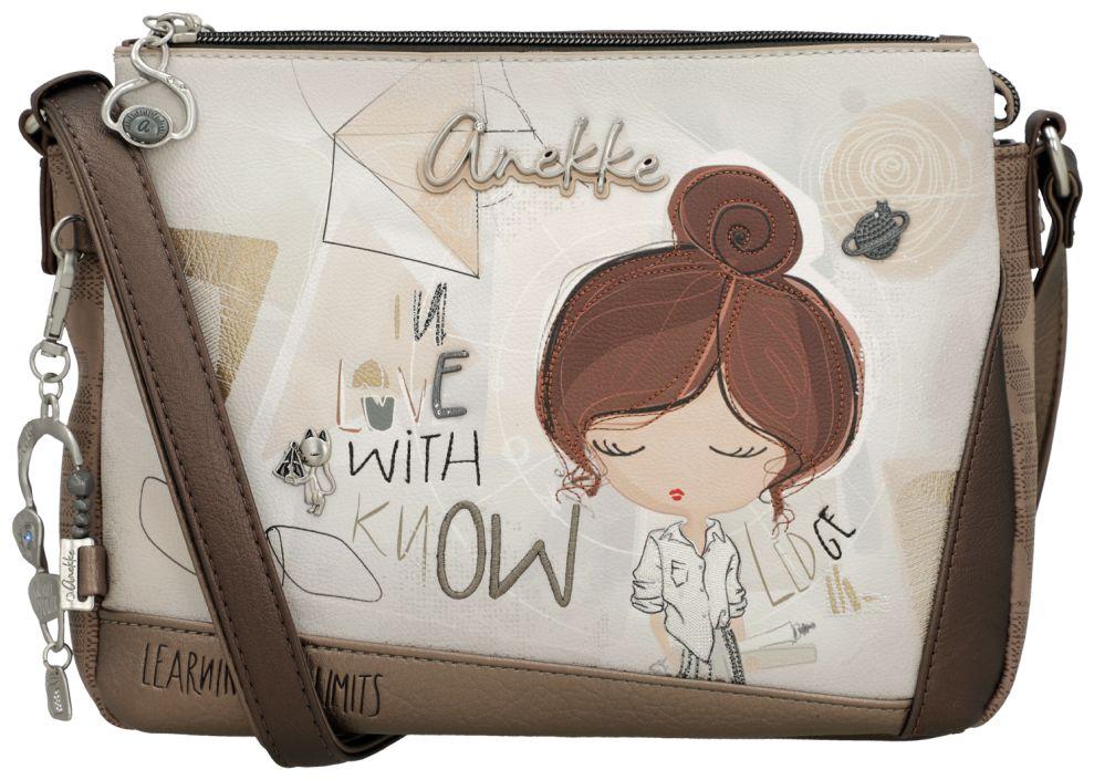 dreigeteilte Damentasche Anekke schimmernd Sophia Comicprint