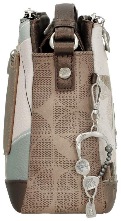 dreigeteilte Damentasche Anekke schimmernd Sophia Comicprint