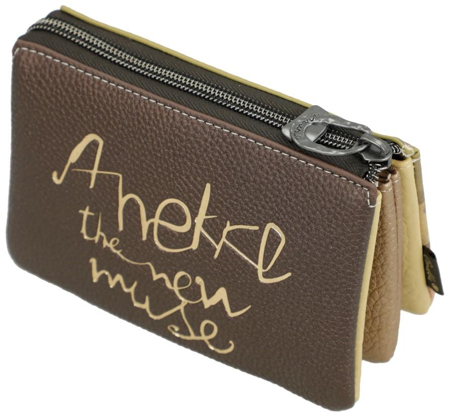 dreigeteilte Münzbörse farbenfroh Anekke Muse Bloom