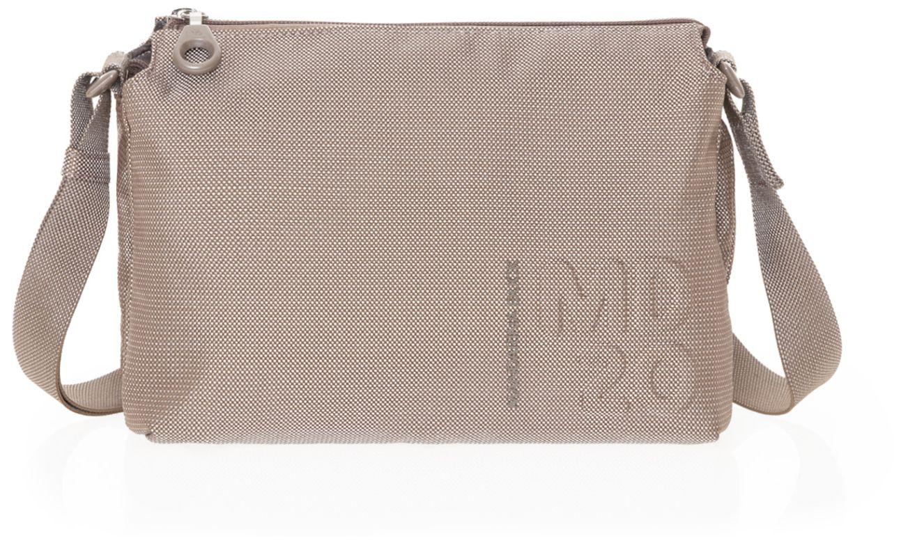 dreigeteilte Schultertasche Mandarina Duck Pochette Taupe MD20