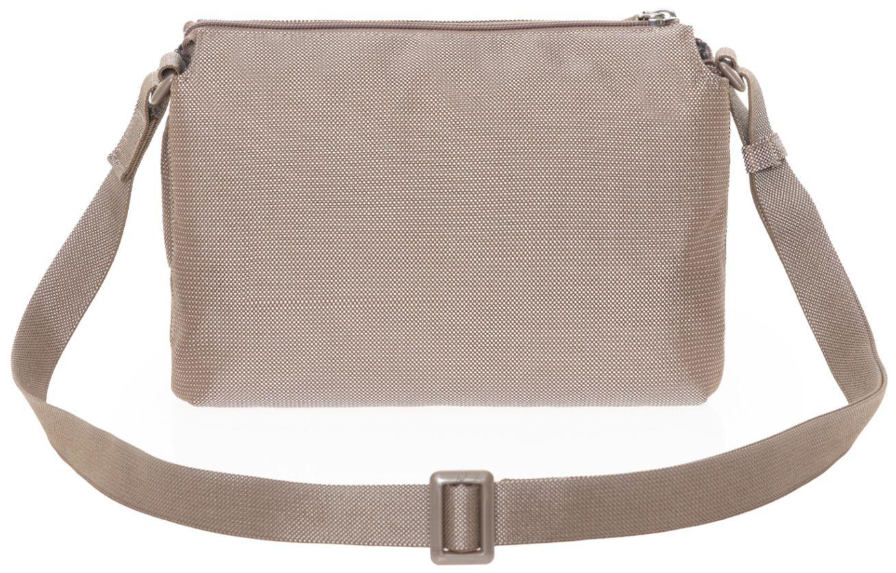 dreigeteilte Schultertasche Mandarina Duck Pochette Taupe MD20