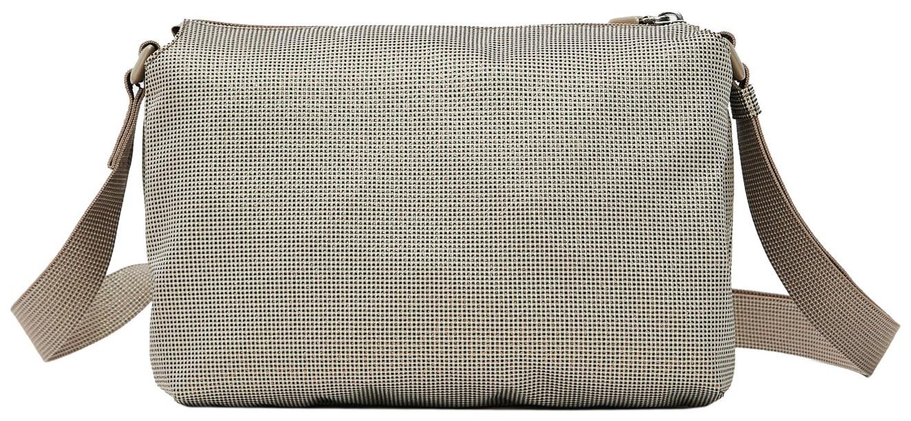 dreigeteilte Umhängetasche Mandarina Duck MD20 Lux Pochette Astro Glitzer Beige