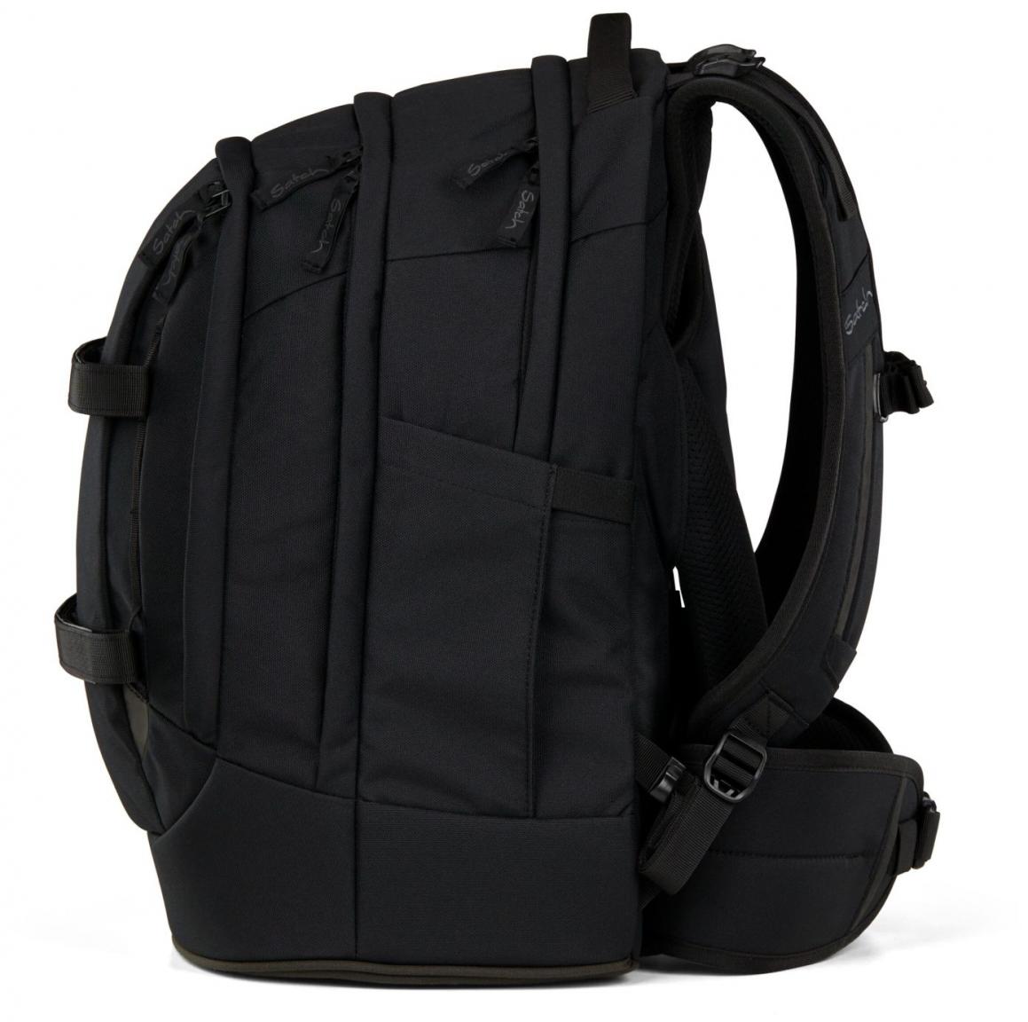 dreiteiliges Schülerset schwarz Satch Pack Gymbag Pencil Box Blackjack