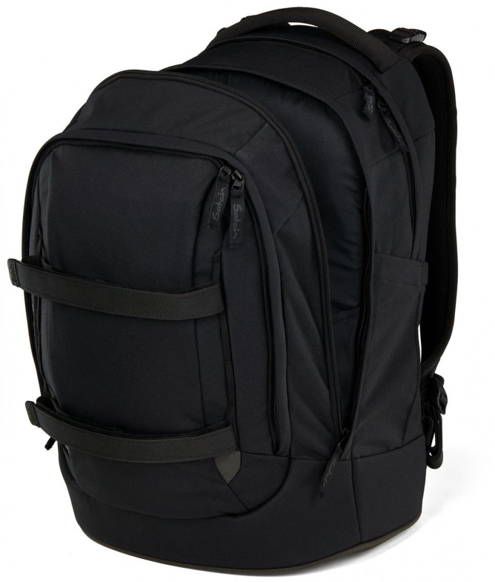 dreiteiliges Schülerset schwarz Satch Pack Gymbag Pencil Box Blackjack