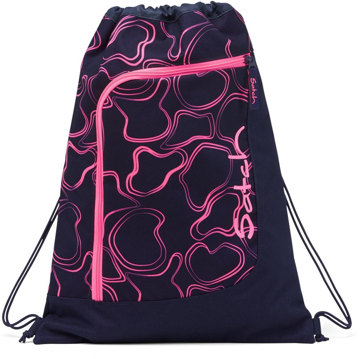 dunkelblau neonpink Sportrucksack Satch Gym Bag Pink Supreme