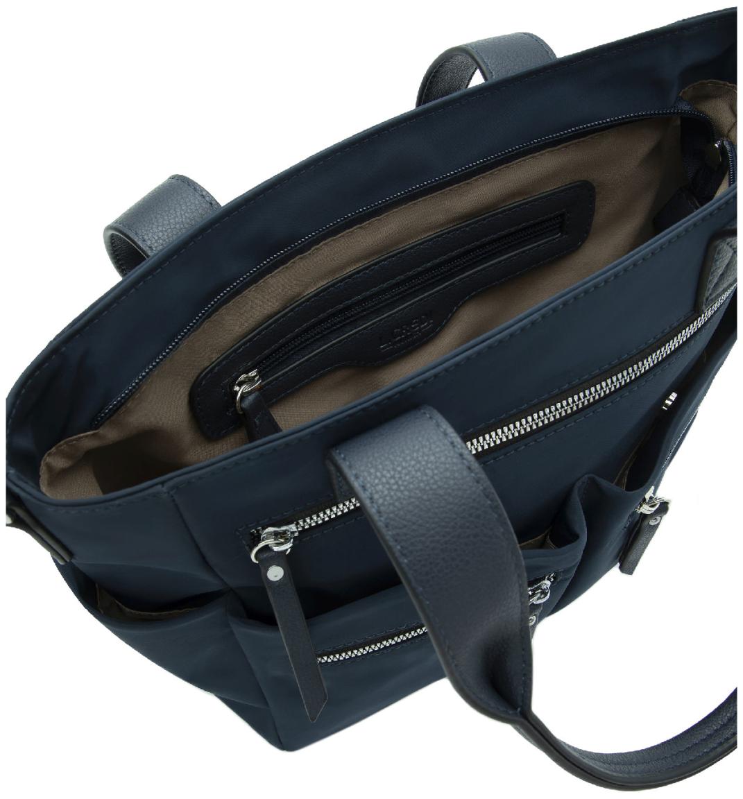 dunkelblaue Damentasche L.Credi Odeta Marine Nylon