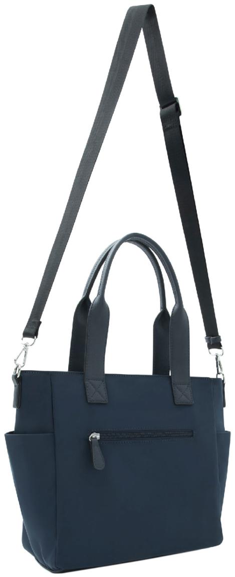 dunkelblaue Damentasche L.Credi Odeta Marine Nylon