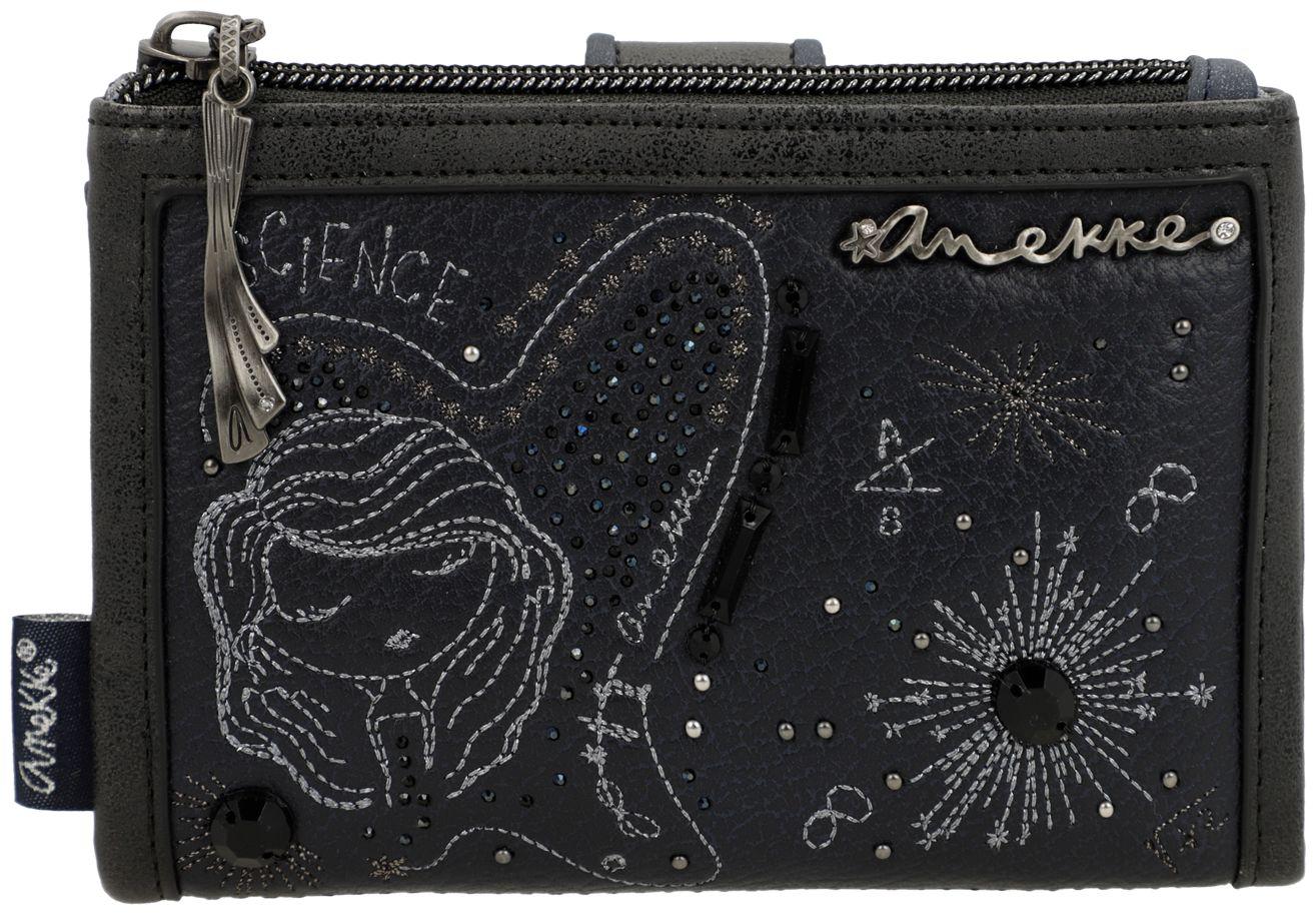 dunkelblaue Geldtasche Glitzer Anekke Hollywood Studio Navy