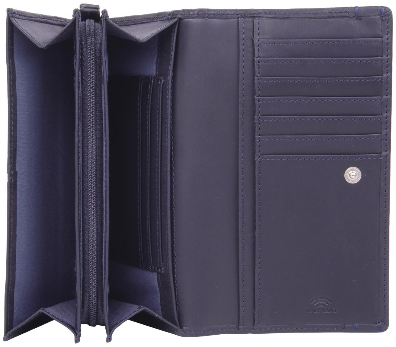 dunkelblaue Überschlagbörse Maitre Birkenfeld Dilara Blue Vintage