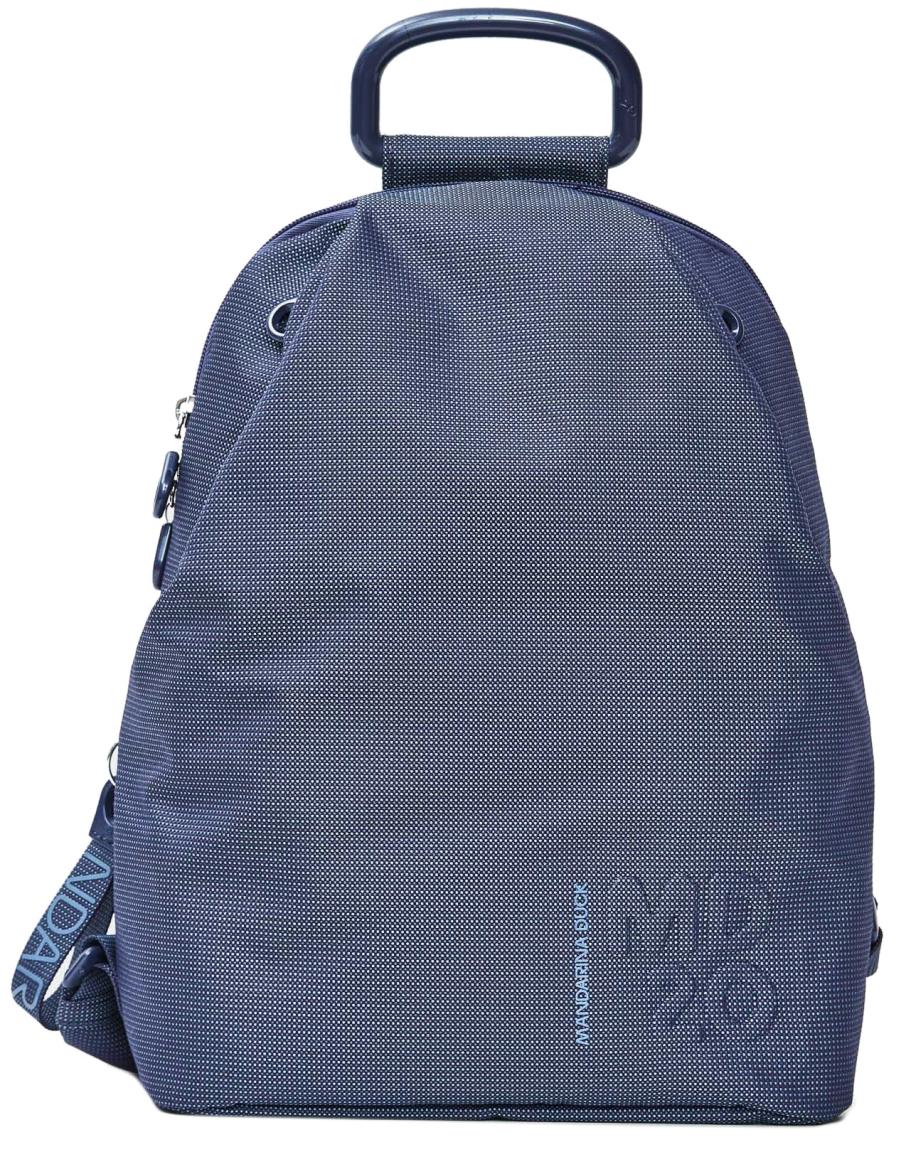 dunkelblauer Damenrucksack MD20 Deep Blue Mandarina Duck Leichtgewicht