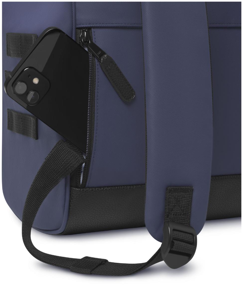 dunkelblauer Wanderrucksack Cabaia Adventurer Pau Medium wasserabweisend