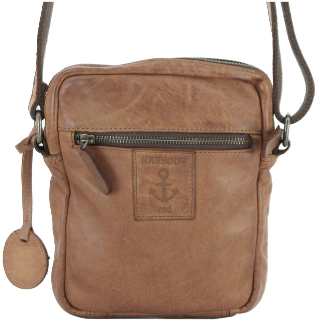 dunkelbraune Ledertasche Harbour 2nd Urpan Poets Drew