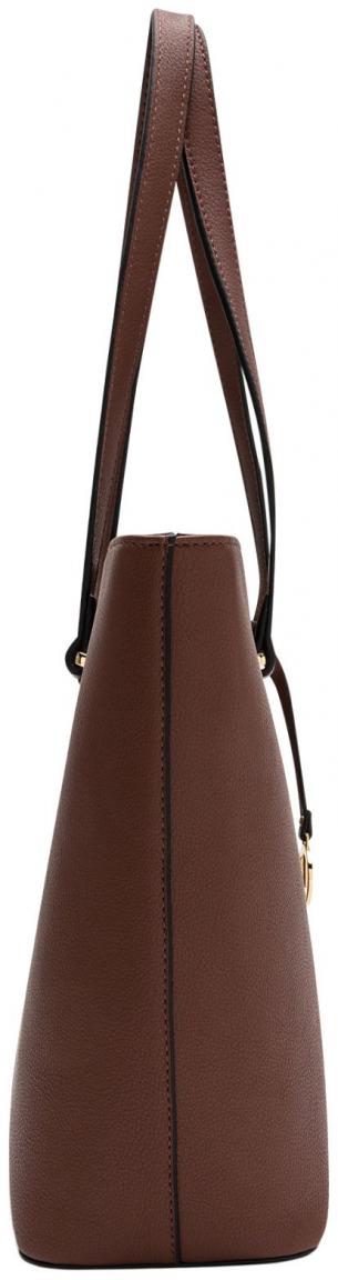 dunkelbraune Shoppertasche L.Credi Filippa Nougat