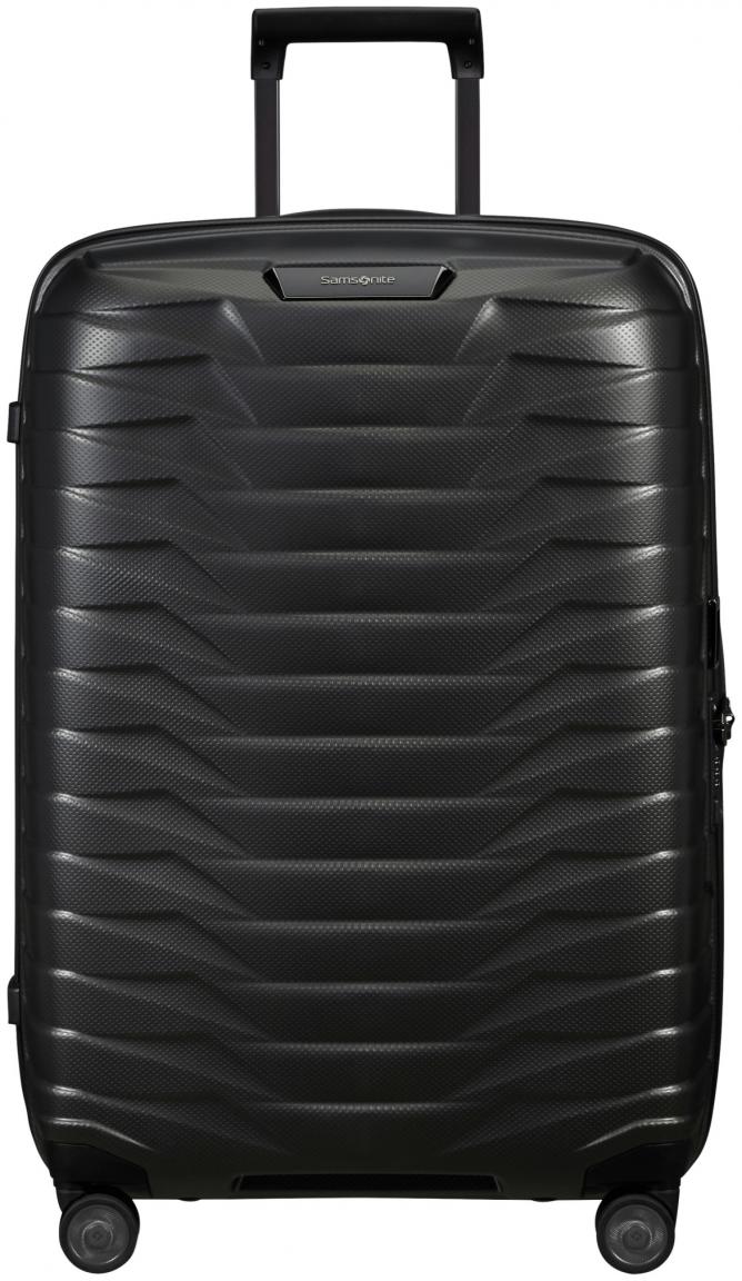 dunkelgrauer Urlaubskoffer Samsonite Proxis M 69cm Matt Graphite
