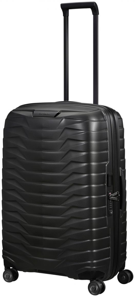 dunkelgrauer Urlaubskoffer Samsonite Proxis M 69cm Matt Graphite
