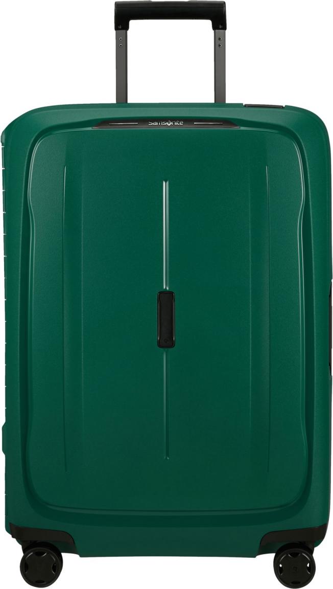 dunkelgrüner Koffertrolley Hartschale Samsonite Essens Spinner M 69cm Alpine Green