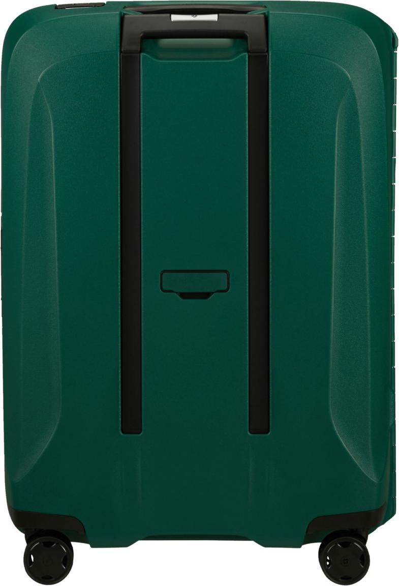 dunkelgrüner Koffertrolley Hartschale Samsonite Essens Spinner M 69cm Alpine Green